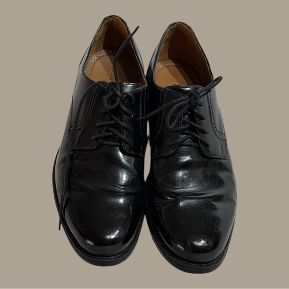 Bostonian Men’s Classic Lace Up Oxford Shoes, Black, Size 9 - Picture 1 of 8